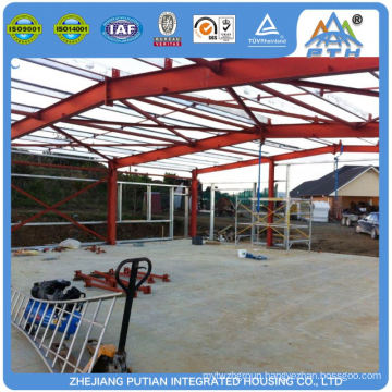 Prefabricated american style certificated steel warehouse building